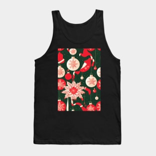 Christmas Seamless Pattern, Christmas Decorations #22 Tank Top